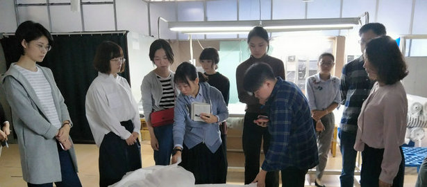 無印良品公司員工前來劉潭服裝參觀考察學習